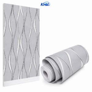 Wallpaper Dinding PVC Motif Marble Gelombang WPP 6798-1 (3,5 m x 45 cm)