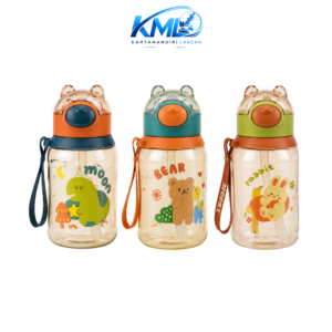 Kids Water Bottle Premium 570ML – Strap Portable & BPA Free