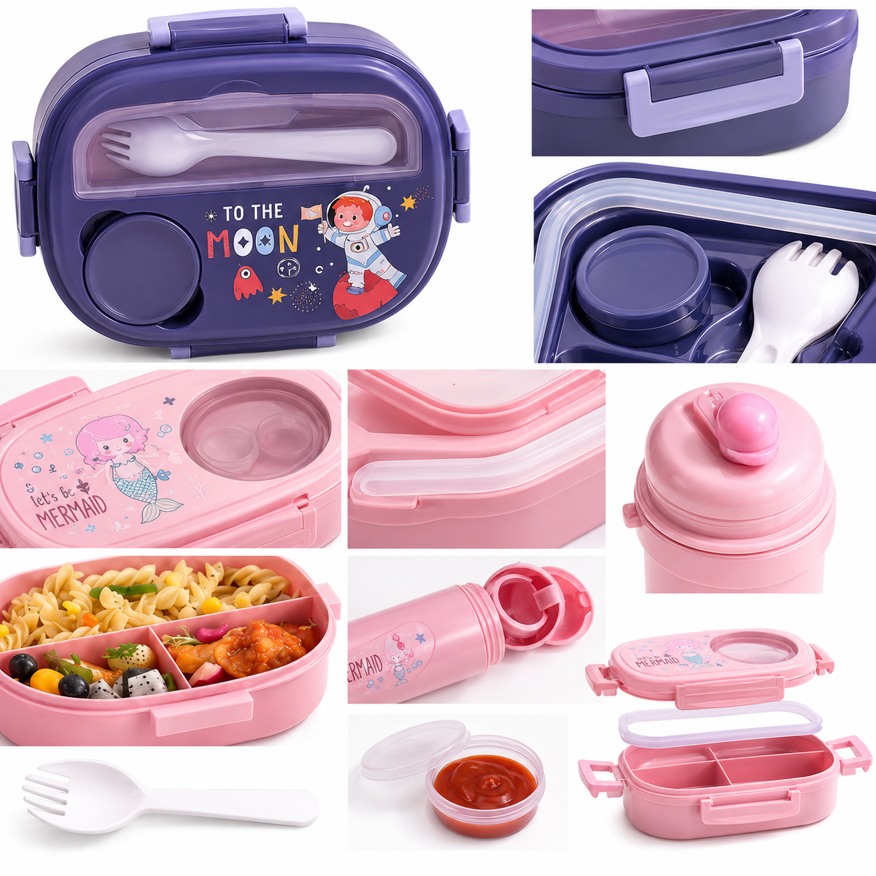 Lunchbox KX-6152 – Set Bekal Praktis & Berkualitas - Gambar 2