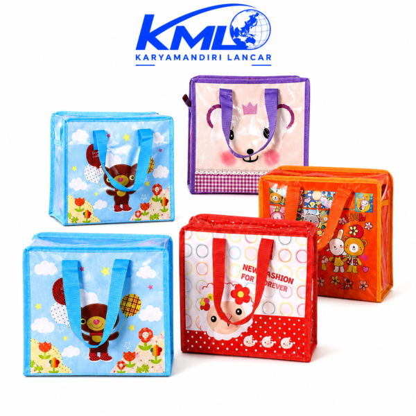 Tas Karung Belanja 23x20x14 cm Motif Mix – Tas Serbaguna Premium