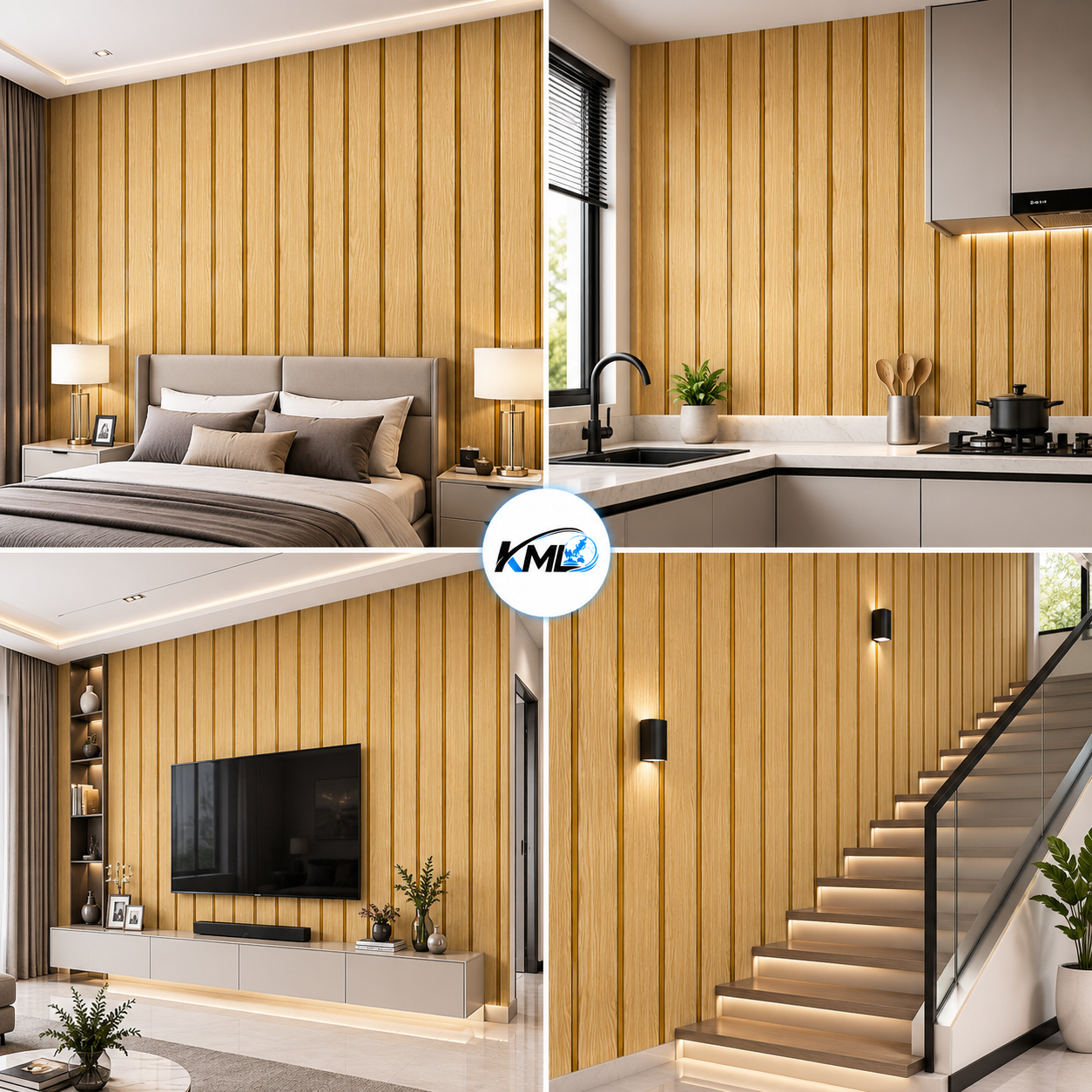 Wallpaper Dinding PVC Motif Kayu Premium WPP 2023-6 3,5m x 45cm | Self Adhesive | Tahan Air - Gambar 2