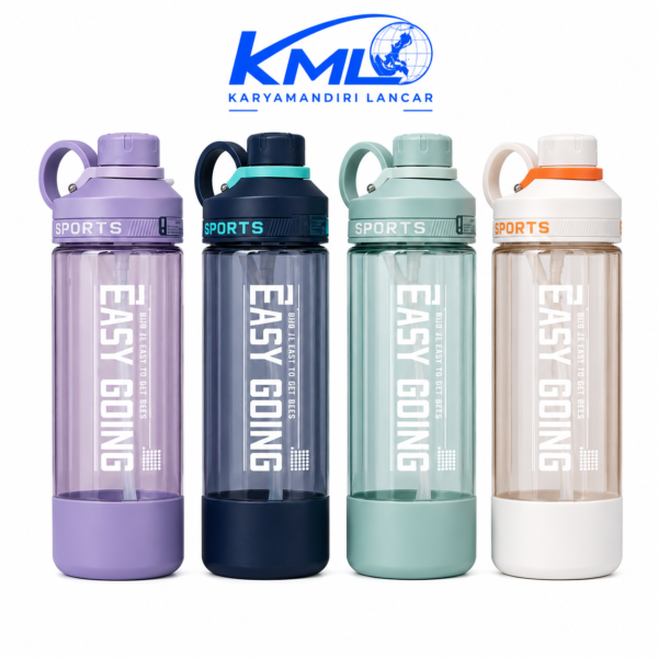 Botol Minum Tritan XBD 6135 800ml dengan Sedotan – Leak Proof Food Grade