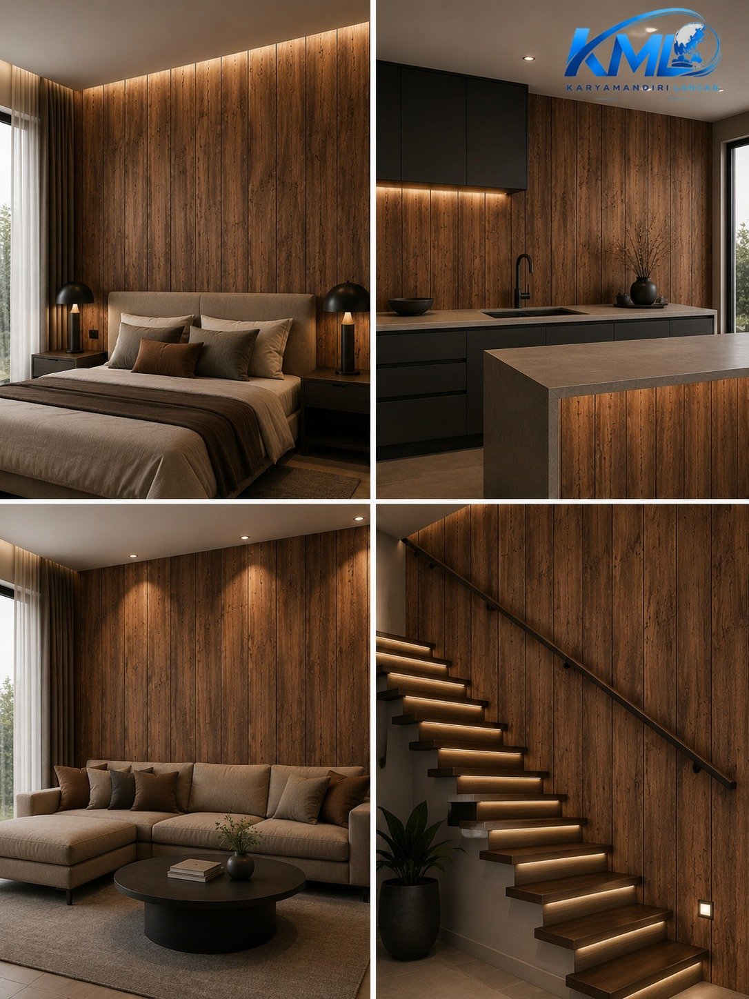 Wallpaper Dinding PVC Motif Kayu WPP 2021 - Gambar 2
