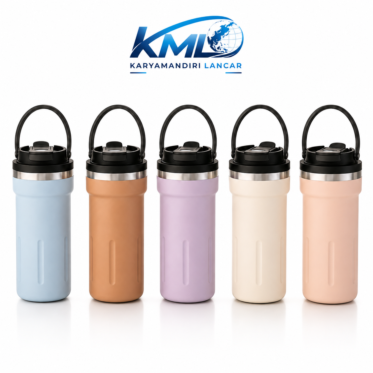 Tumbler Stainless Vacuum 500ML KML-775 – Premium Handle Series