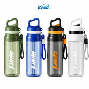 KML Botol Minum Sport 700ML PET Premium Sedotan Handle Leakproof Portable DK-7327