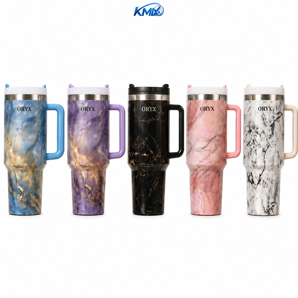 KML Termos Tumbler Stainless Steel 304 1200ML Vacuum Insulated Panas Dingin Leakproof Handle KML-838
