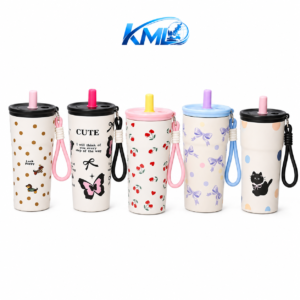 KML Termos Tumbler Stainless Steel 316 600ML Sedotan Vacuum Insulated Panas Dingin KML-888