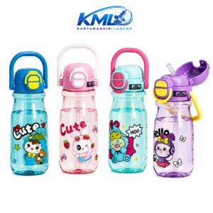 Botol Minum WT-3332 780 ml dengan Sedotan & Handle | KML Distributor