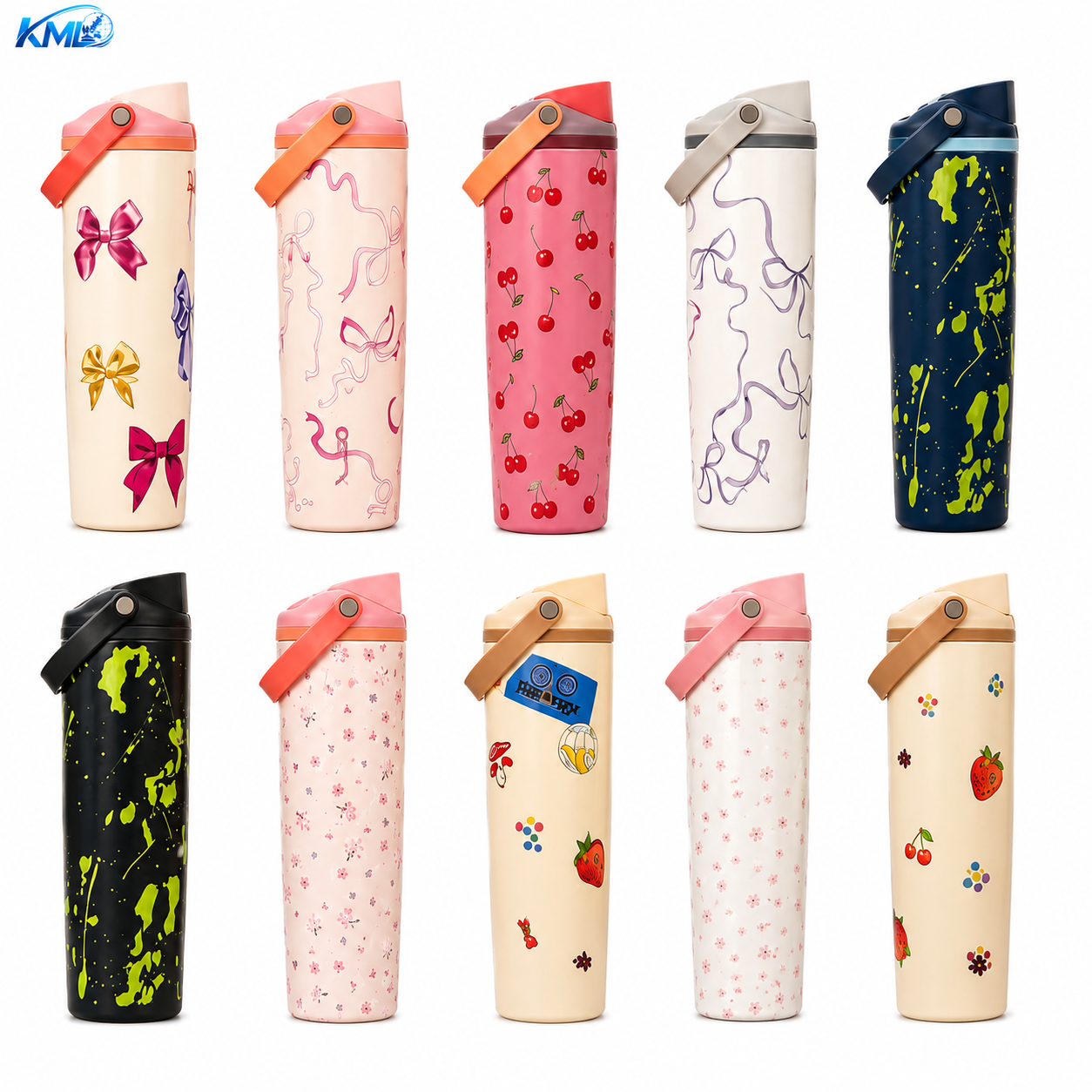 KML Termos Tumbler Stainless Steel 304 900ML Vacuum Insulated Panas Dingin Leakproof KML-896
