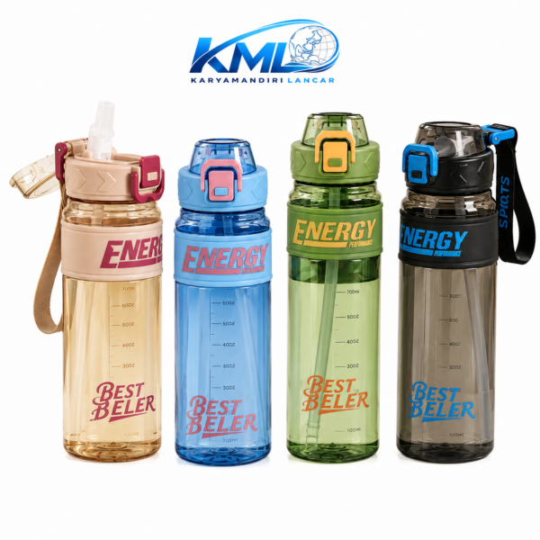 Botol Minum SH-2131 780 ml dengan Sedotan | KML Distributor