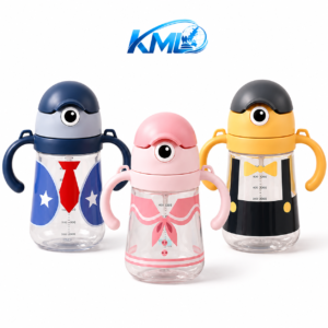 KML Botol Minum Anak 480ML PET Premium Karakter Cute Handle DK-801