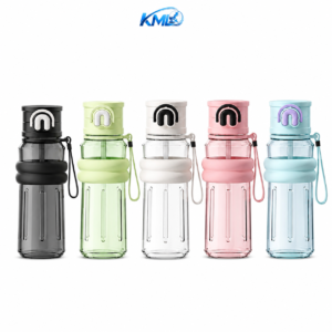KML Botol Minum 820ML PET Premium Leakproof Sport Bottle Portable Strap DK-7333