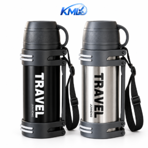 KML Termos Stainless Steel 316 1200ML Jumbo Travel Vacuum Flask Tali Selempang KML-794  Deskripsi Produk: