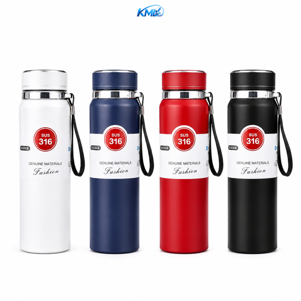 KML Termos Stainless Steel SUS 316 800ML Vacuum Flask Panas Dingin TM-162