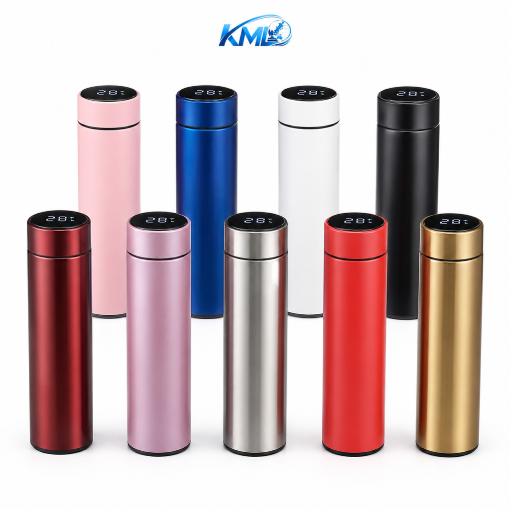 KML Termos Tumbler Stainless Steel 500ML LED Suhu Vacuum Insulated Panas Dingin TM-198