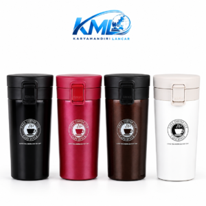 KML Termos Tumbler Stainless Steel 450ML Vacuum Panas Dingin Coffee Cup Anti Bocor TM-184