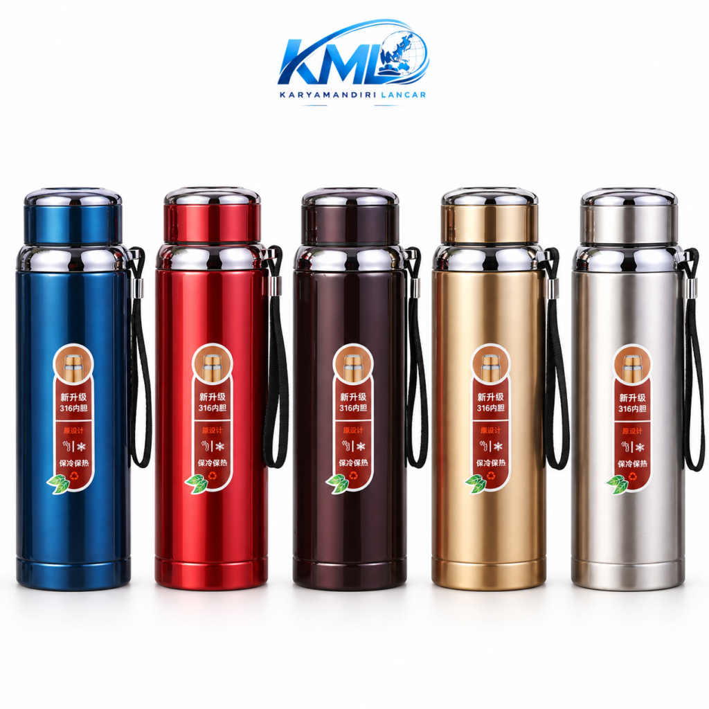 KML Termos Stainless Steel 316 800ML Botol Minum Panas Dingin Portable PDS-142