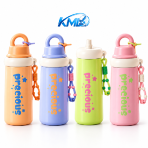Termos Botol Minum KML 331 Stainless Steel 316 650 ML Tahan Panas Dingin dengan Tali Gantung – Mix Color